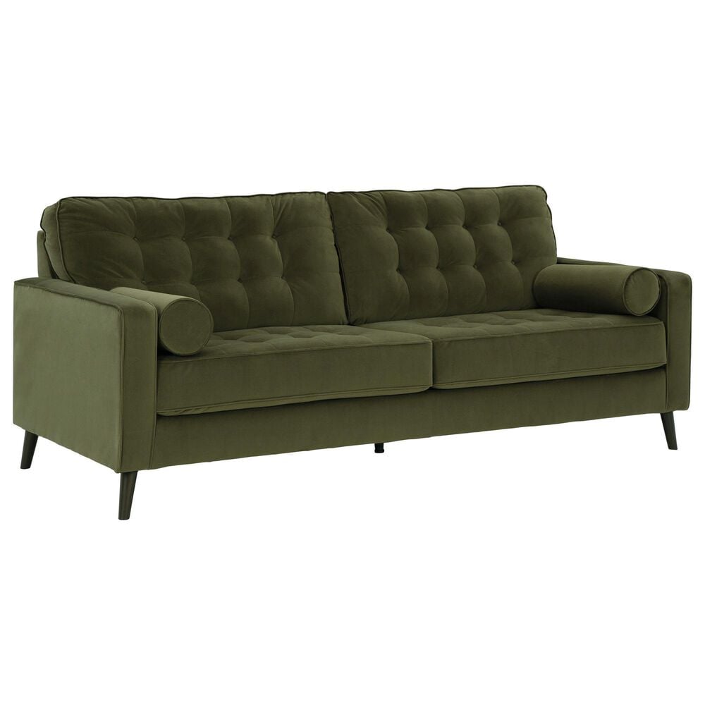 37B Reveon Lakes Stationary Sofa in Olive Velvet, , large