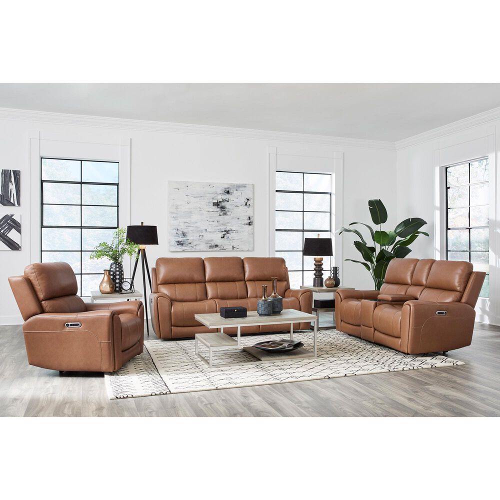 Simeon Collection Hancock Power Recliner in Apple Cider, , large