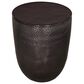 Shannon Hills Brixen Round Side Table in Ebony Silver, , large