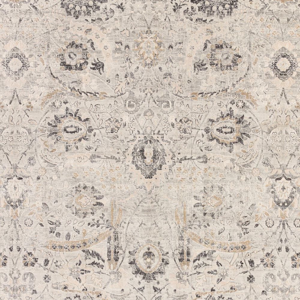 Surya Indigo 4&#39;2&quot; x 5&#39;7&quot; Charcoal, Mustard, Black, Beige, Gray and Off-White Area Rug, , large
