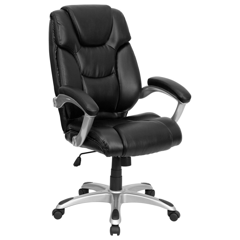 Flash Furniture Executive Swivel Chair in Black, , large
