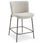 Moe"s Home Collection Early Counter Stool with Beige Upholstery in Blackened Bronze, , large