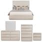 Loft District Moda 5-Piece Queen Bedroom Set in Beechwood, , large