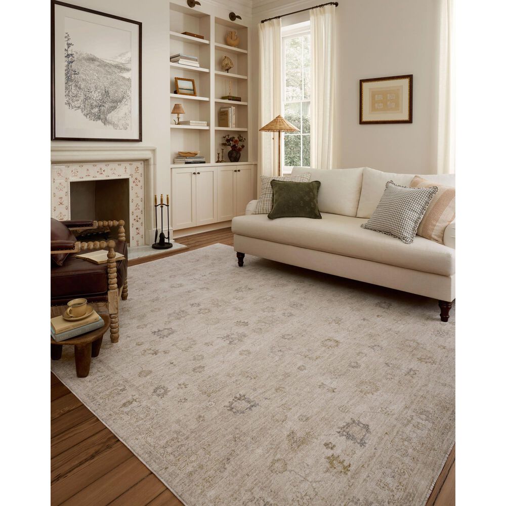 Loloi II Louisa 5&#39;3&quot; x 7&#39;6&quot; in Oatmeal and Stone Area Rug, , large