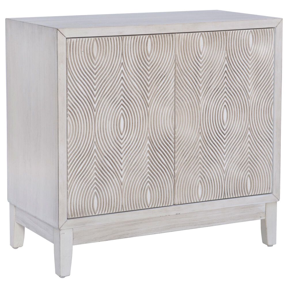 Linon Home Decor Jennison 2-Door Accent Cabinet in Antique White, , large