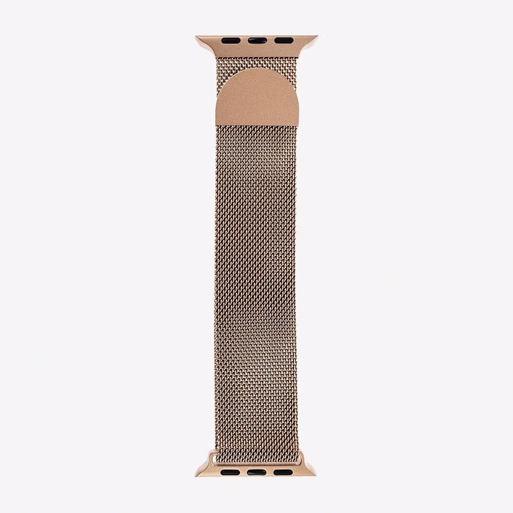 WITHit Stainless Steel Mesh Band for 38/40/41mm Apple Watch Series 1-7 in Gold, , large