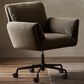 Four Hands Salerno Desk Chair in Antique Brass, , large