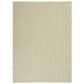 Nourison Courtyard Ivory and Green 6" x 9" Indoor/Outdoor Area Rug, , large