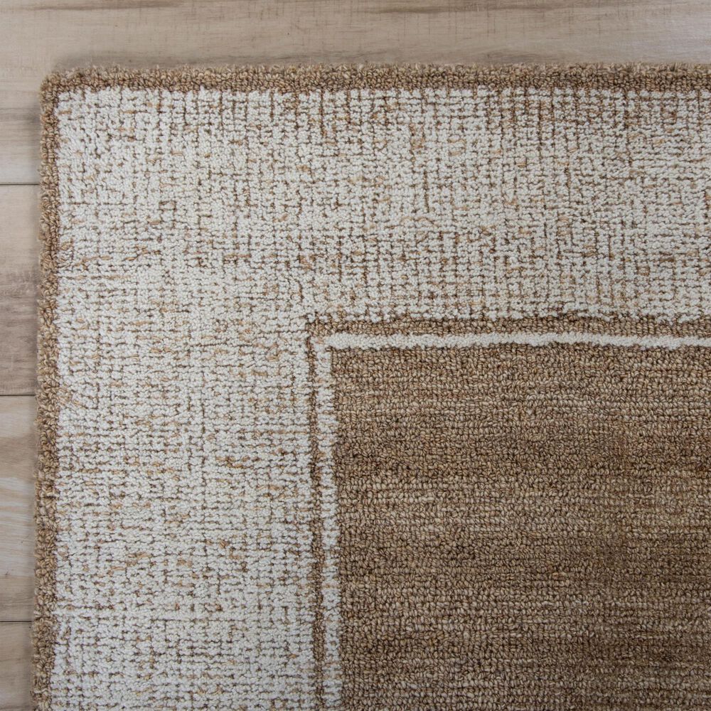 RIZZY Willow Striped Brown, Ivory and Beige 2'6" x 8' Runner, , large