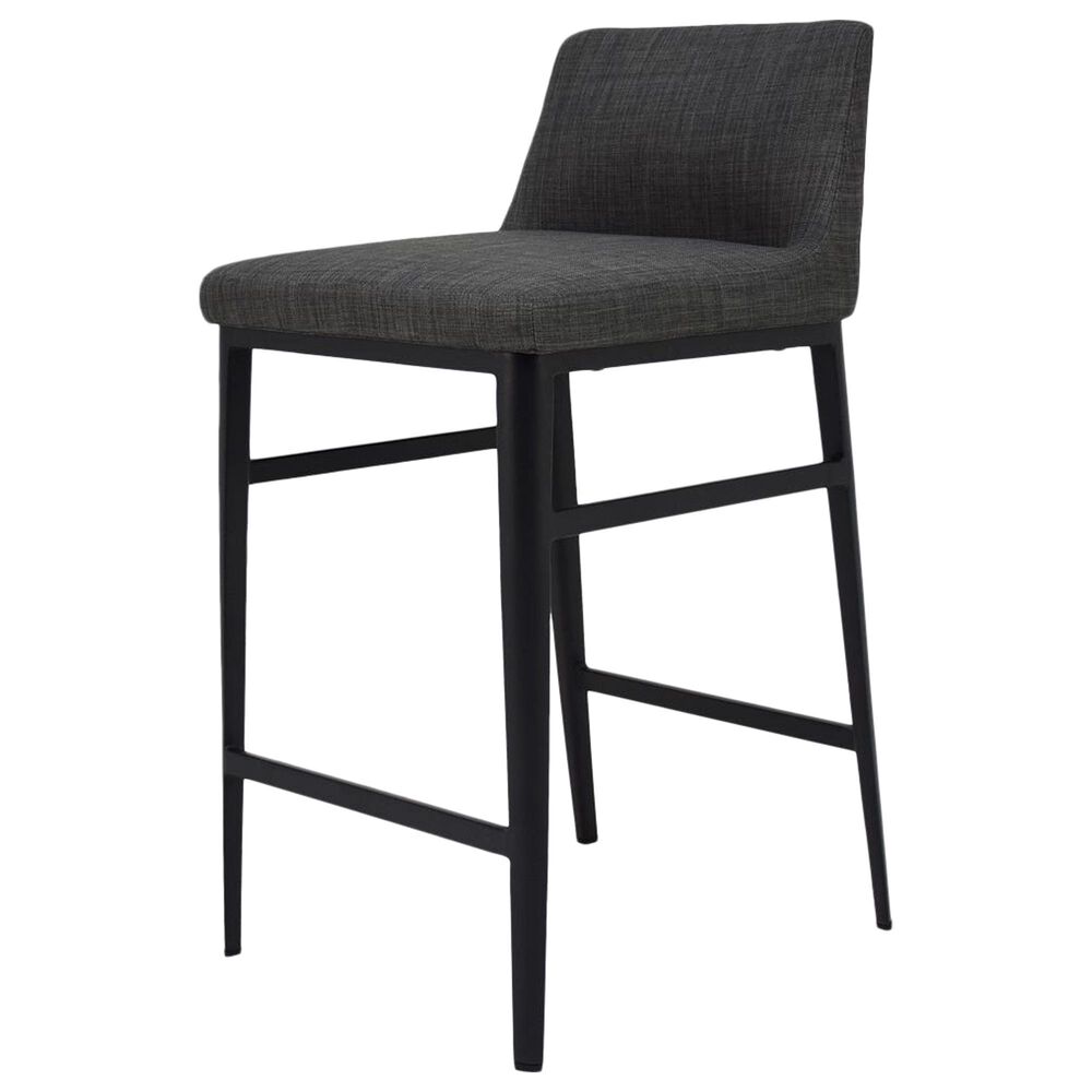 Moe&#39;s Home Collection Baron Counter Stool in Charcoal Grey, , large