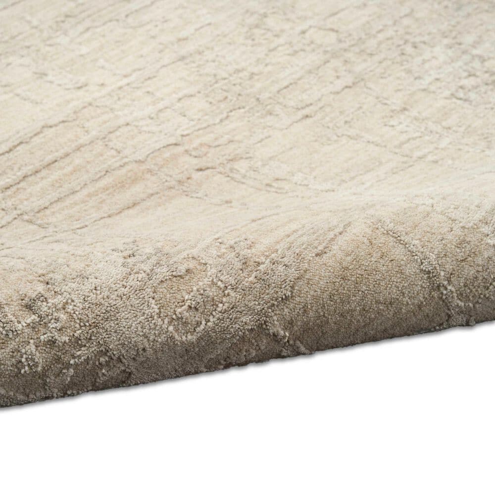 Nourison Latitude Ivory Beige 5'3" x 7'6" Area Rug, , large