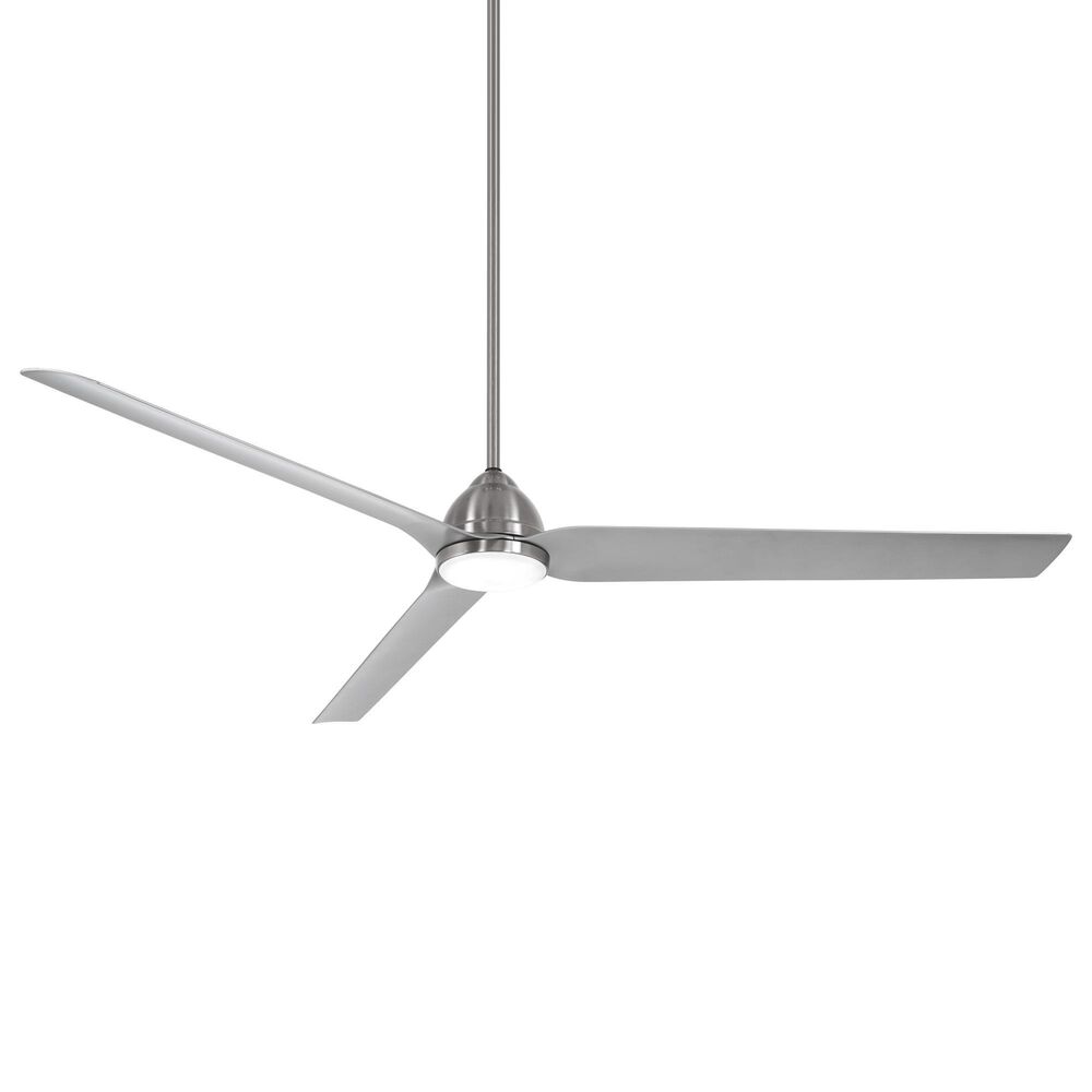 Minka-Aire Java Xtreme 84" Indoor/Outdoor LED Smart Ceiling Fan in Brushed Nickel Wet, , large