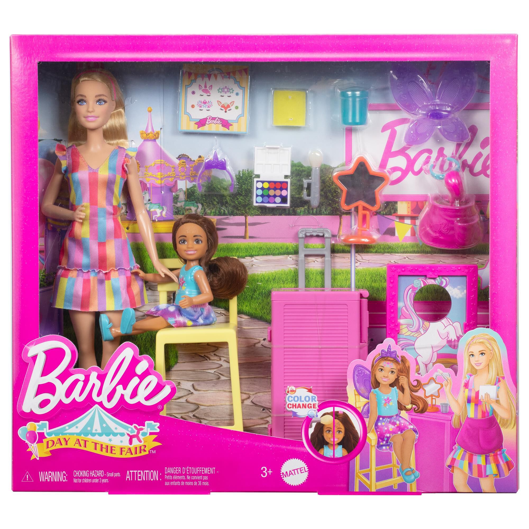 ファンデーション Barbie Barbie Day At The Fair Face Paint Playset