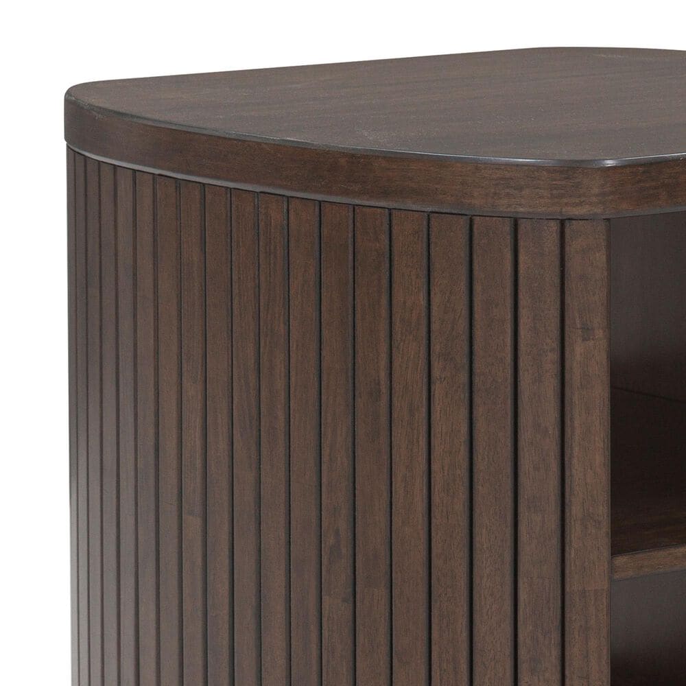 Ashley Korestone End Table in Dark Brown, , large