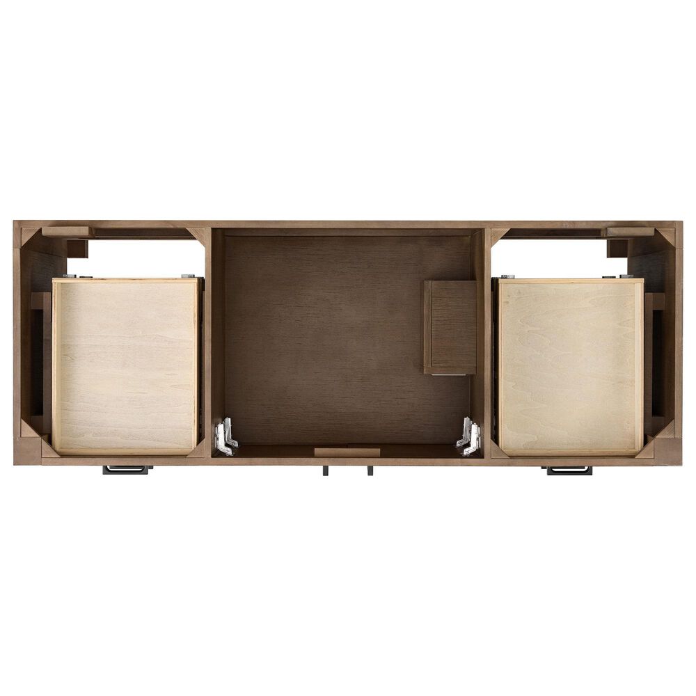 37B Alanya 60" Single Bathroom Vanity in Walnut Drift with White Composite Stone Top, , large