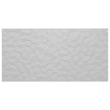 Dal-Tile Multitude Urban Gray 12" x 24" Hexagon Ceramic Mosaic Sheet, , large
