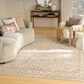 Nourison Retreat RET02 Beige 5"3" x 7"6" Area Rug, , large