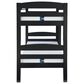 Linon Home Decor Levi Twin Over Twin Bunk Bed in Black, , large