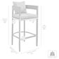 Armen Living Argiope Patio Counter Height Bar Stool in Dark Gray, , large