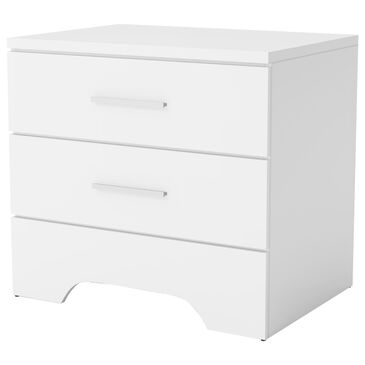 Furniture of America Cross 2-Drawer Nightstand in White, , large