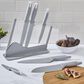Cuisinart 7-Piece Ceramic Coated Cutlery Set with Acrylic Block in Gray, , large