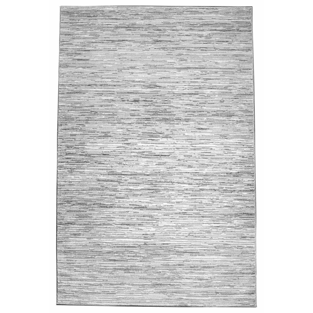 Radici USA Davide Striped 5"3" x 7"3" Grey Area Rug, , large