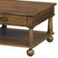 Hekman Fairfax 2-Drawer Rectangular Coffee Table in Chestnut Brown and Black, , large