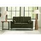 37B Reveon Lakes Stationary Loveseat in Olive Velvet, , large