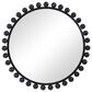 Uttermost Cyra Round Accent Wall Mirror in Distressed Black, , large