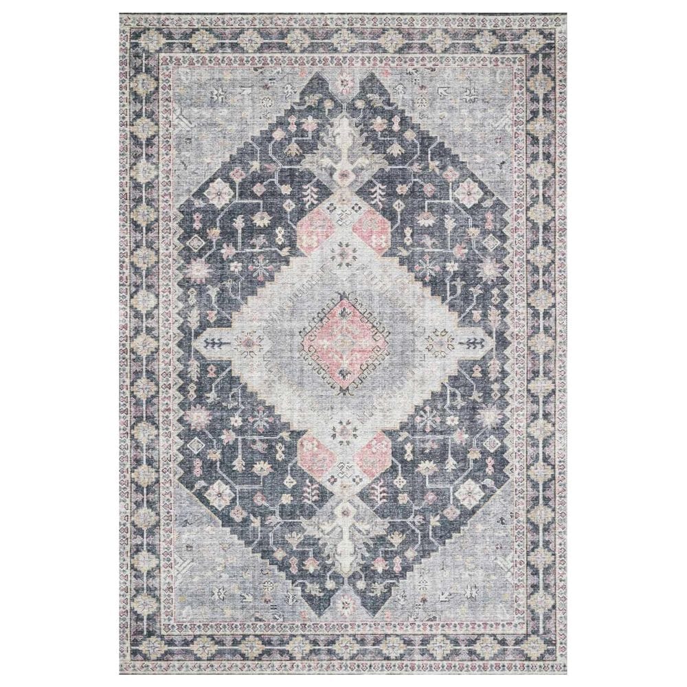 Loloi II Skye SKY-02 9" x 12" Charcoal Area Rug, , large