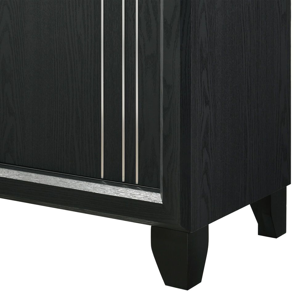 Crown Mark Charlie 71" TV Stand in Charcoal, , large