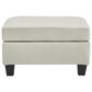 Ashley Genoa Ottoman in Coconut, , large