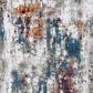 RIZZY Signature 10" x 13" Ivory, Beige and Blue Area Rug, , large