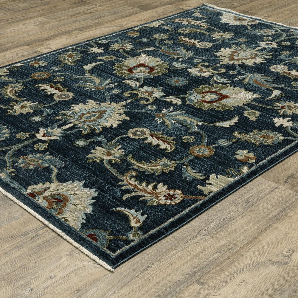 Oriental Weavers Capella Blue and Multicolor 6&#39;7&quot; x 9&#39;6&quot; Area Rug, , large