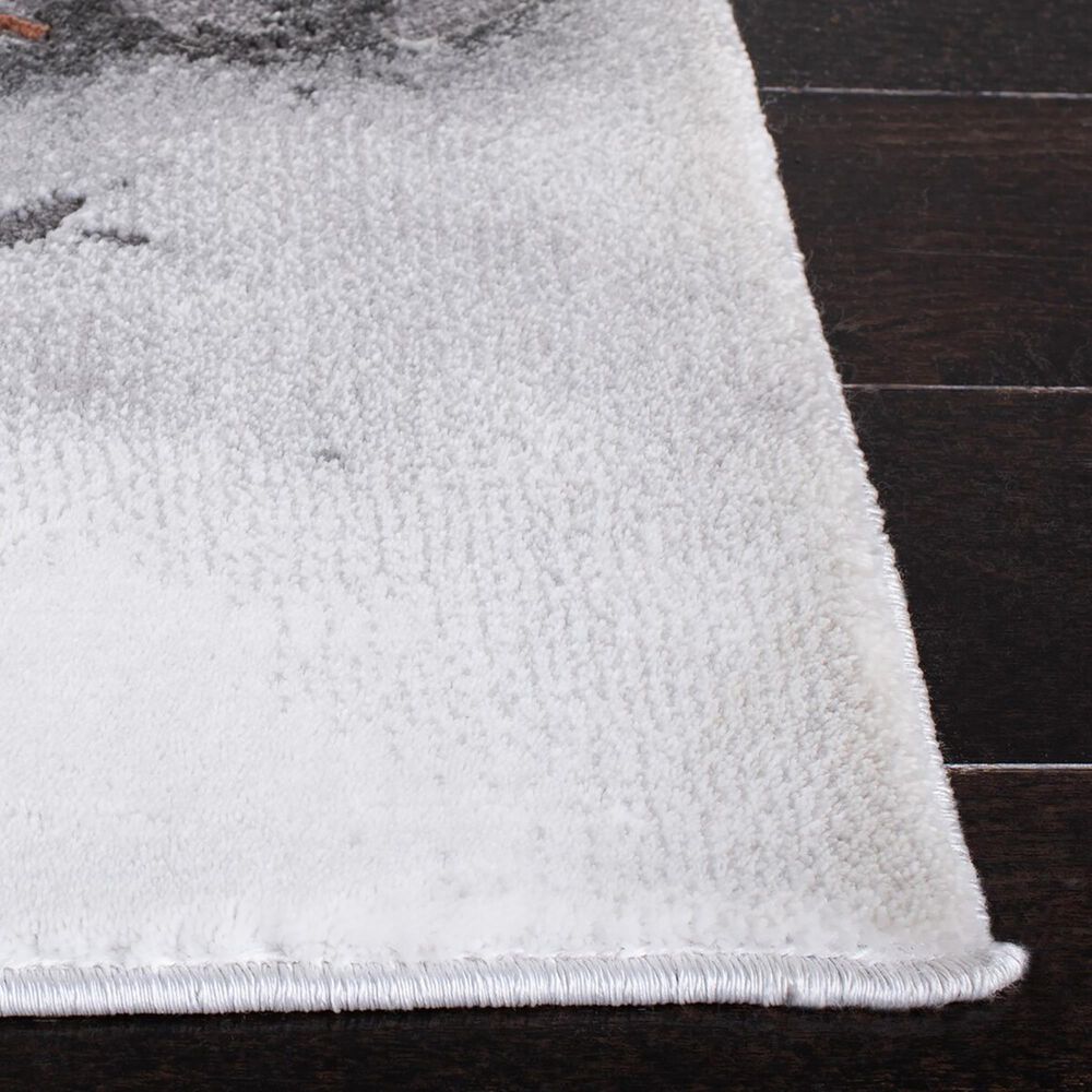 Safavieh Craft CFT877P 2&#39;3&quot; x 14&#39; Grey and Orange Runner, , large