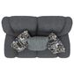 Catnapper Trifecta Power Reclining Rocking Loveseat in Smoke, , large