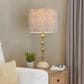 LumiSource Malibu Table Lamp with Tan Leaf Shade in Gold (Set of 2), , large