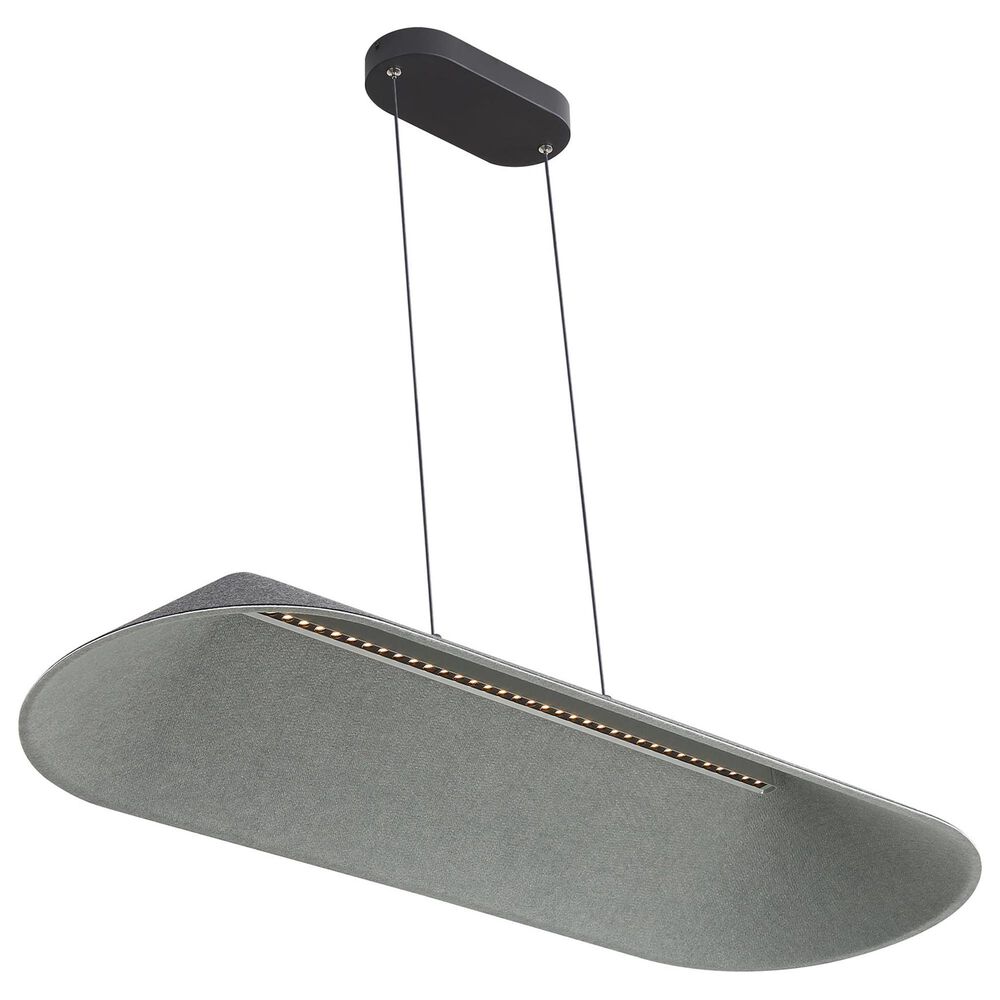 Golden Lighting Faroe 43" 1-Light LED Pendant in Flecked Black and Grey, , large