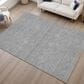 Dalyn Rug Company Soft Essentials Solid Gray 8" x 10" Area Rug, , large