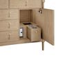 James Martin Kinnsden 48" Single Bathroom Vanity in Weathered Oak with 3 cm Tajnar Eclos Top, Rectangular Sink and FreePower Wireless Charger, , large