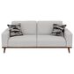 Golden Wave Furniture Heath Stationary Sofa and Loveseat Set in White, , large