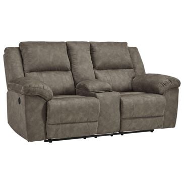 Ashley Laresview Manual Reclining Loveseat in Fossil, , large