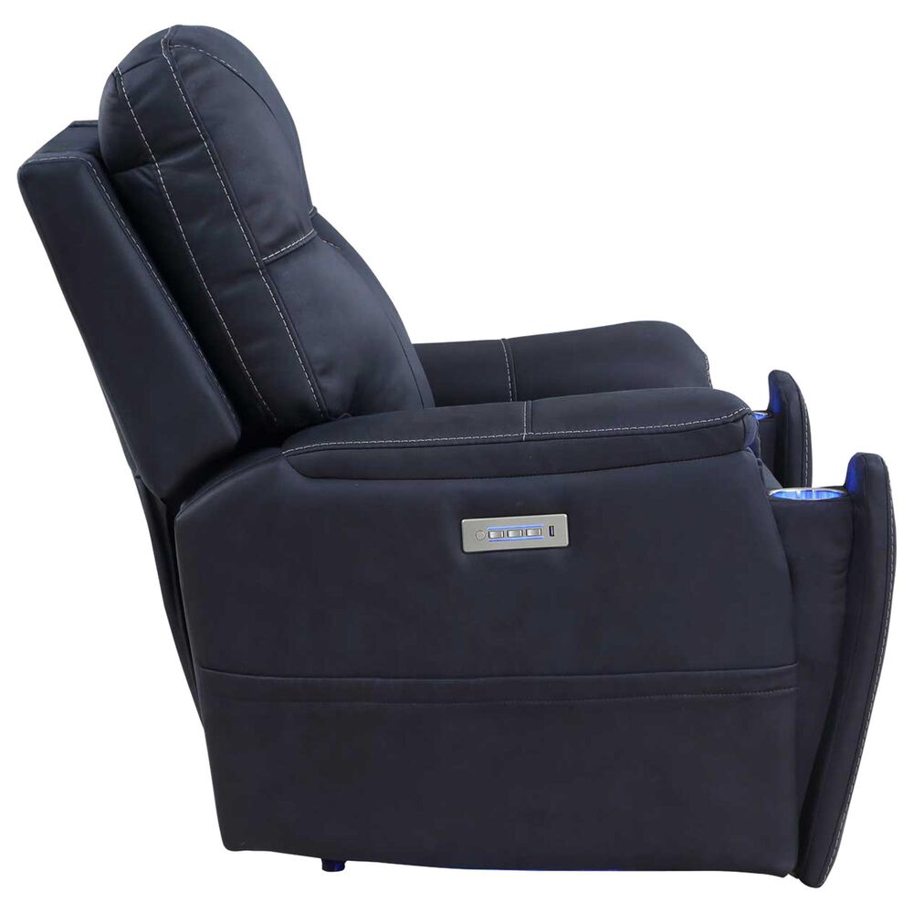 Steve Silver Lexington Power Recliner in Ocean Blue, , large