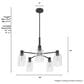 Hunter Lochmeade 5-Light Chandelier in Noble Bronze, , large