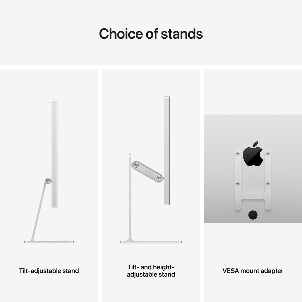 Apple Studio Display - Nano-texture glass - Tilt- and height-adjustable stand, , large