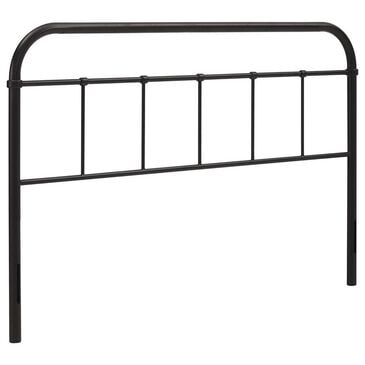 Modway Serena Steel Queen Headboard in Brown, , large