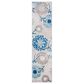 Safavieh Cabana CBN832F 2" x 10" Grey and Blue Indoor/Outdoor Performance Runner, , large