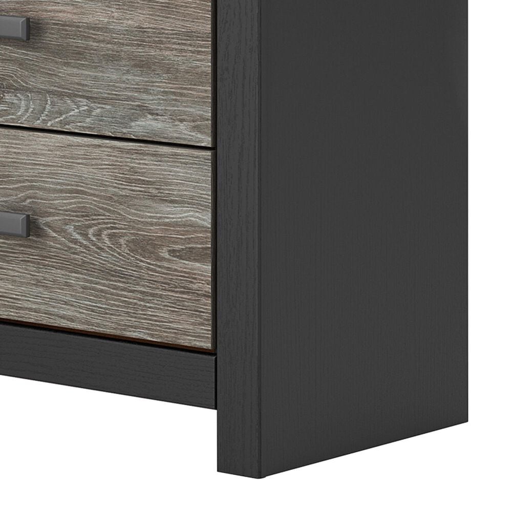 Ashley Broachmyn 5 Drawer Chest in Warm Gray and Matte Black, , large