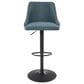 Office Star Products Sylmar Height Adjustable Swivel Stool in Navy, , large