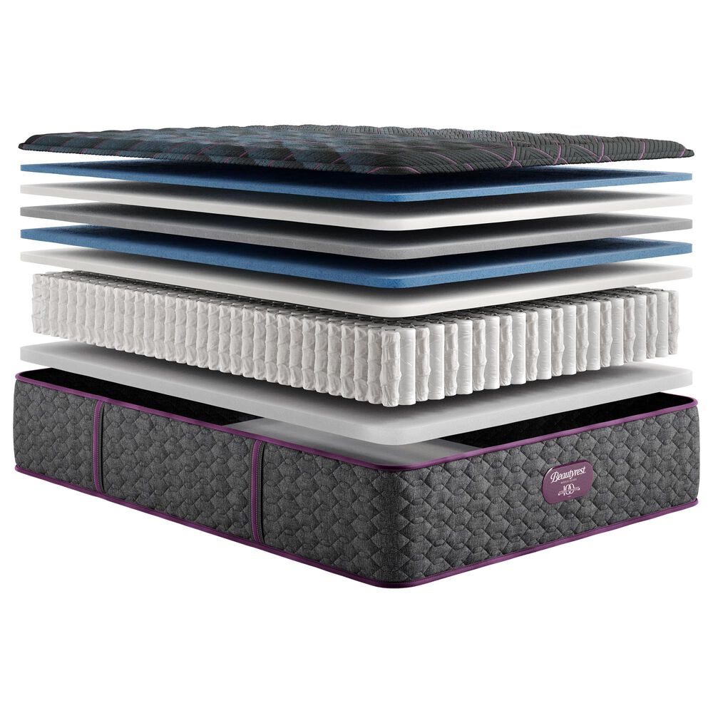 Simmons World Class Level Three Medium Firm King Mattress with Low Profile Box Springs, , large